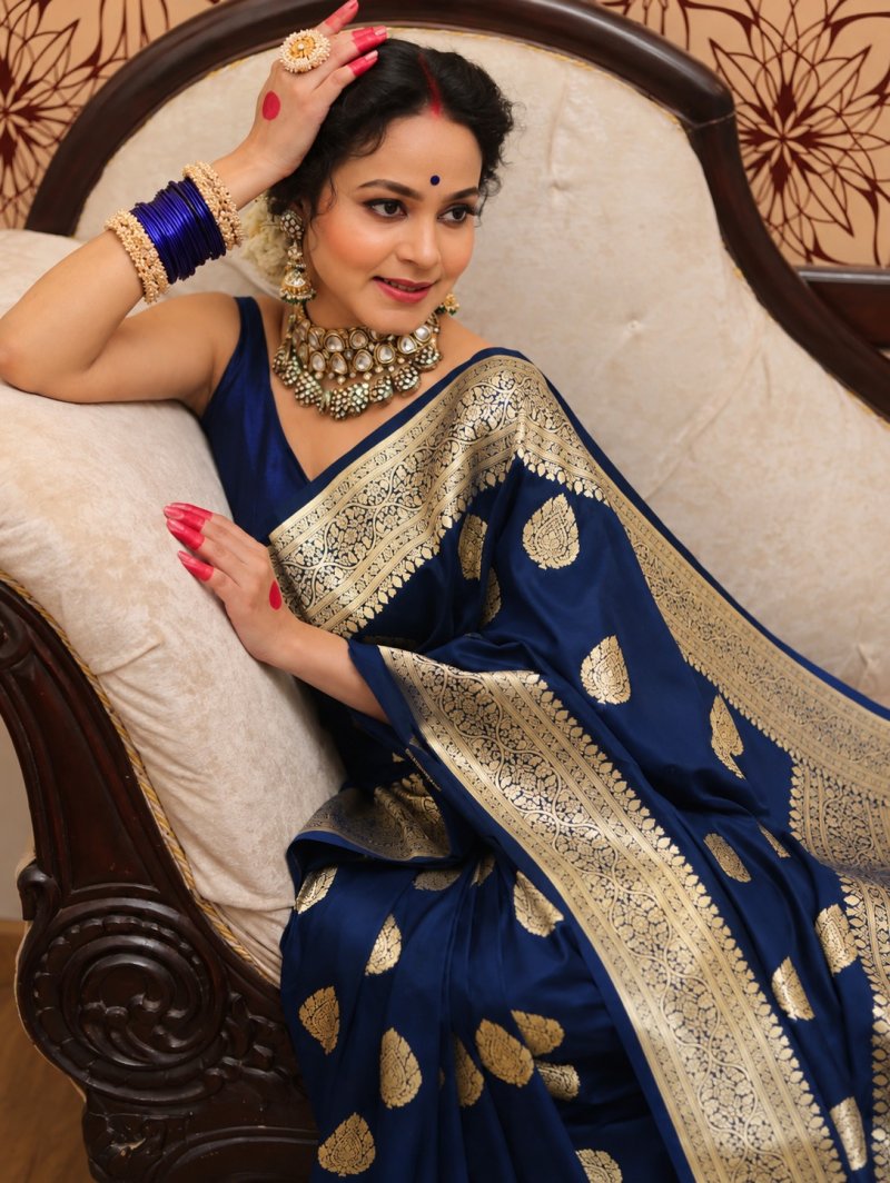 Malay By Aab Art Silk Jacquard Border Saree 